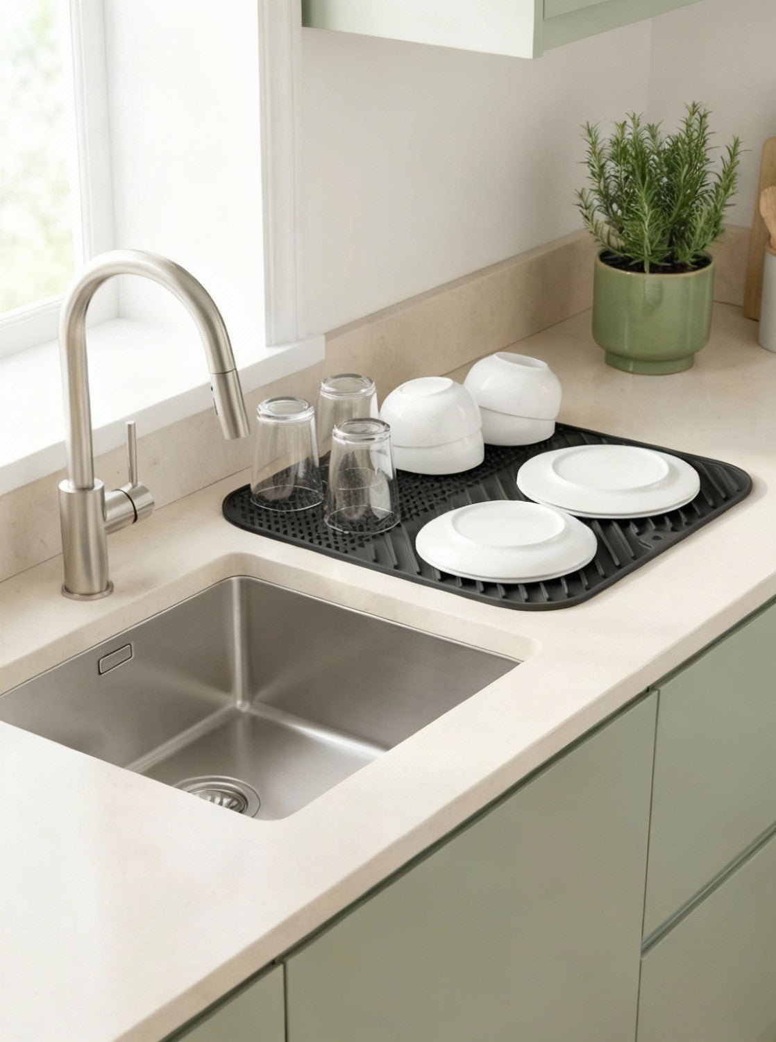 Mapple Home Silikon Bulaşık Kurutma Matı