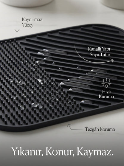 Mapple Home Silikon Bulaşık Kurutma Matı