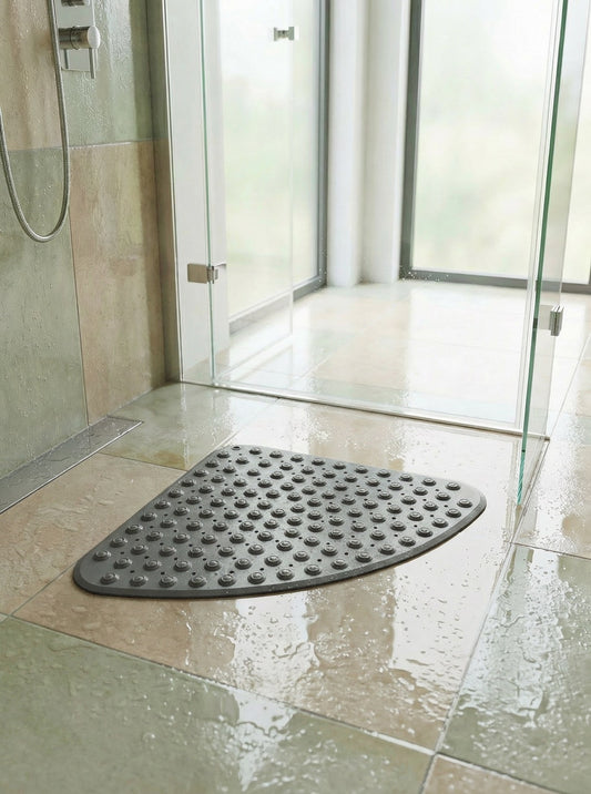 Midye Form Kaymaz Duş Paspası