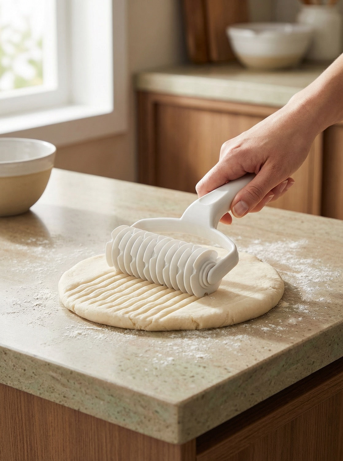 Mapple Home Lattice Hamur Kesici ve Şekillendirici Rulo
